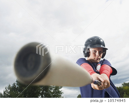 Baseball player swinging bat Baseball player swinging bat 10574945
