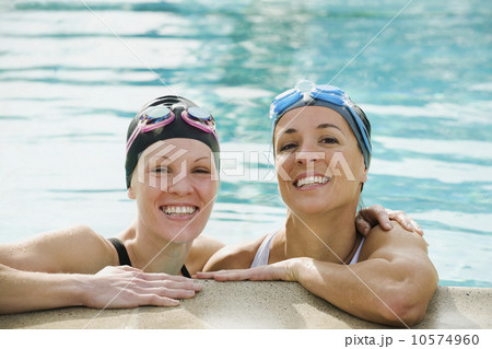 Woman in pool 10574960