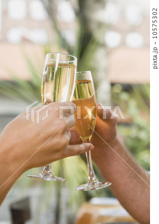 Couple toasting with champagne 10575302