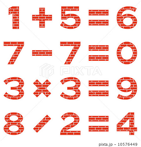 Numbers set brick Numbers set brick 10576449