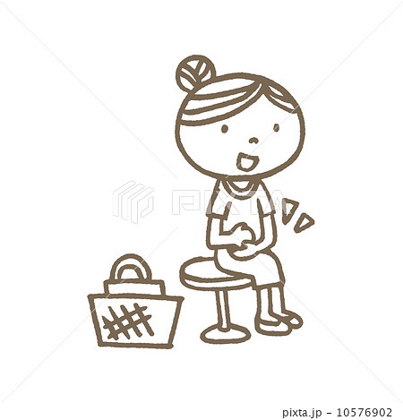 人物線画 人物線画 10576902