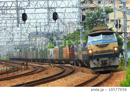 EF66 27牽引　貨物列車 10577056