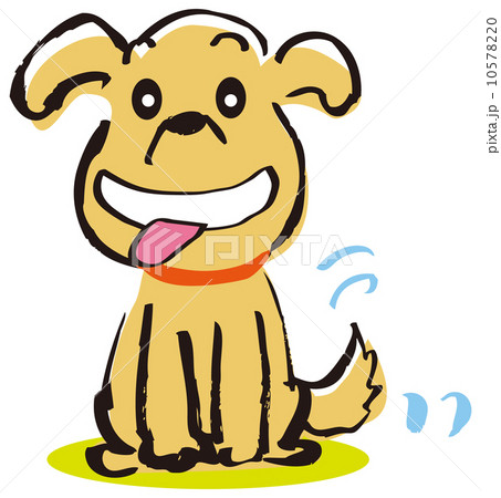 うれしそうな犬 10578220