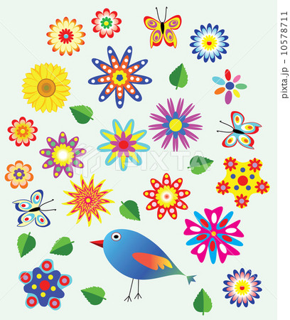 vector floral background vector floral background 10578711
