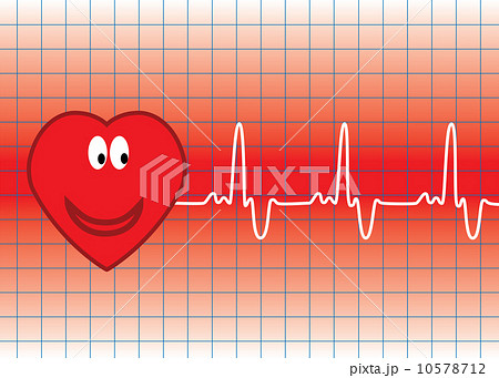 vector heart and heartbeat 10578712