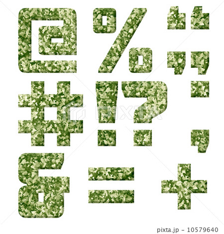 Alphabet from military fabric texture Alphabet from military fabric texture 10579640