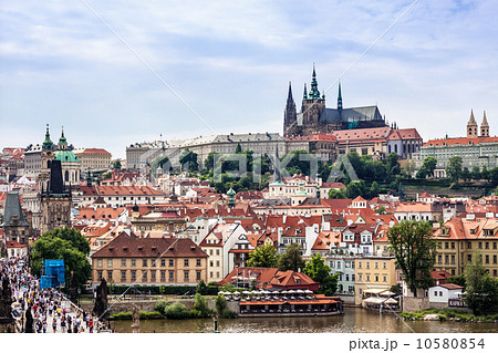 Karlov or Charles bridge in Prague 10580854