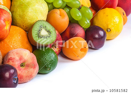 Huge group of fresh fruits 10581582
