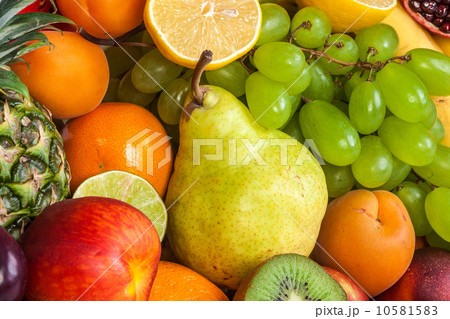 Huge group of fresh fruits Huge group of fresh fruits 10581583