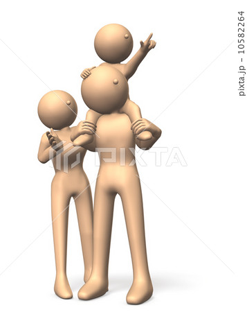 肩車するお父さん 肩車するお父さん 10582264