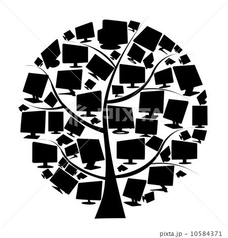 Monitor vector set. Electronics vector collection. 10584371