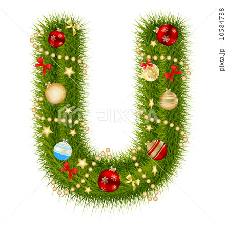 Abstract beauty Christmas and New Year abc. vector illustration 10584738