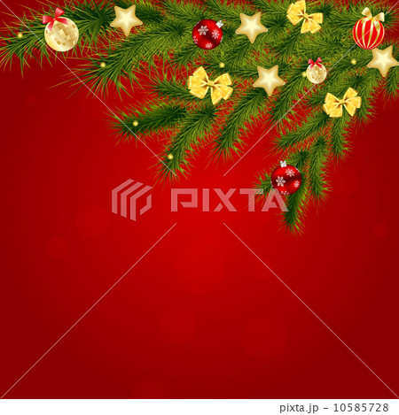 Abstract beauty Christmas and New Year background. Vector illust 10585728