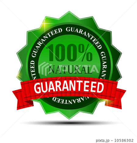 100% natural green label isolated on white.vector illustration 100% natural green label isolated on white.vector illustration 10586302