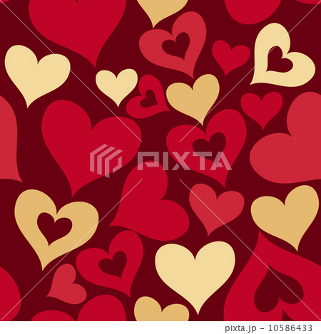 valentine seamless hearts pattern 10586433