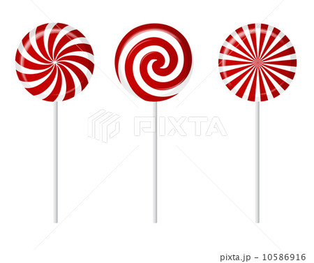 Striped candy vector illustration Striped candy vector illustration 10586916