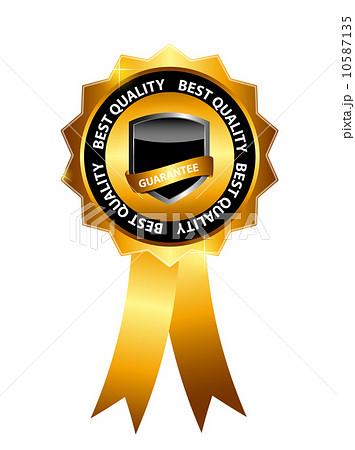 Vector best choice label with gold ribbon. Vector best choice label with gold ribbon. 10587135