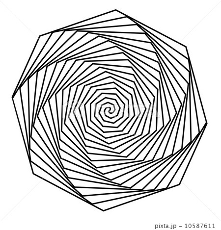 Black and white hypnotic background. Black and white hypnotic background. 10587611