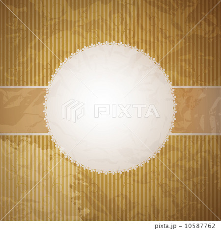 Vector greeting golden card or cover. Space for your text or pic 10587762