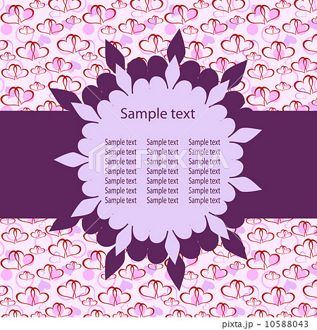 Hearts Background Vector ith sample text Hearts Background Vector ith sample text 10588043