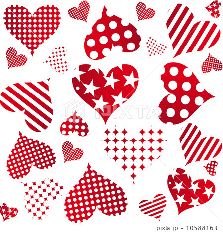 valentine seamless hearts pattern 10588163