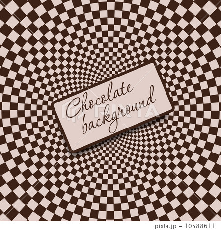 Retro vintage grunge hypnotic CHOCOLATE background.vector illust Retro vintage grunge hypnotic CHOCOLATE background.vector illust 10588611