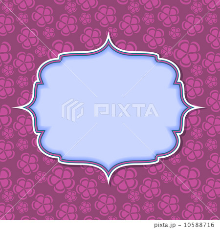 Frame in retro vintage seamless background. Vector illustration Frame in retro vintage seamless background. Vector illustration 10588716
