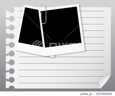 Photo Cards on white blank. Vector Illustration 10588983
