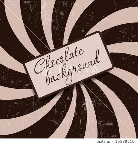 Retro vintage grunge hypnotic CHOCOLATE background.vector illust Retro vintage grunge hypnotic CHOCOLATE background.vector illust 10589516