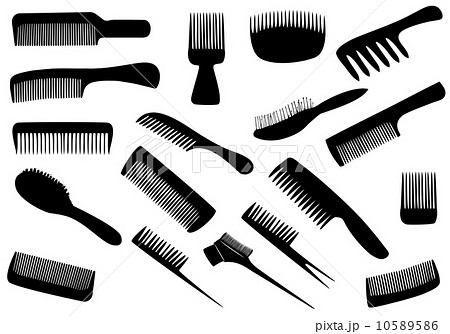 Vector hairdresser tools isolated on white Vector hairdresser tools isolated on white 10589586