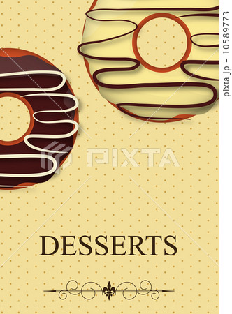Vector dessert menu Vector dessert menu 10589773