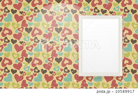 Frame on vintage retro background vector illustration 10589917