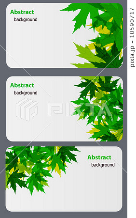 Set of nature gift cards vector illustration Set of nature gift cards vector illustration 10590717