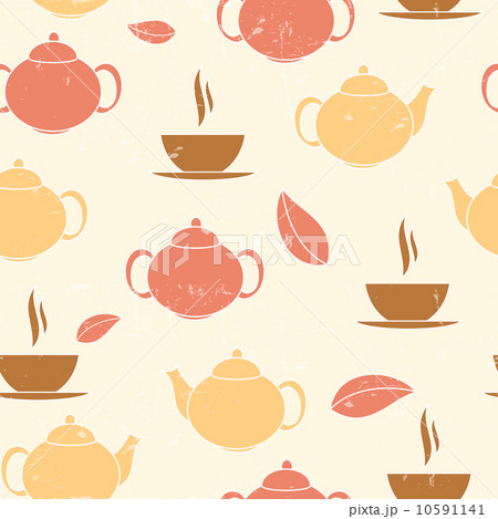 Tea Seamless Pattern Background Vector Illustration Tea Seamless Pattern Background Vector Illustration 10591141