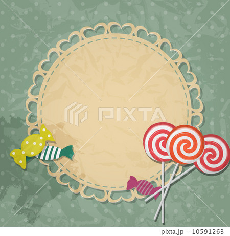 gift card with ribbons, design elements. Vector illustration 10591263