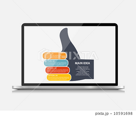 Infographic business template vector illustration Infographic business template vector illustration 10591698