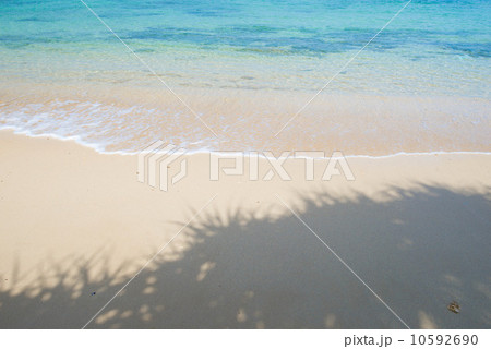 沖縄の海・砂浜の波 10592690