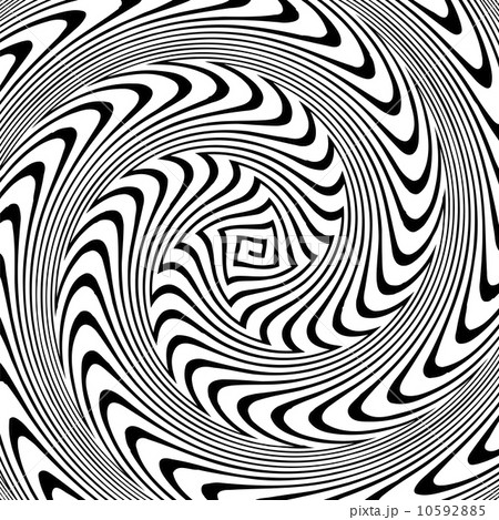 Black and White Hypnotic Background. Vector Illustration. Black and White Hypnotic Background. Vector Illustration. 10592885
