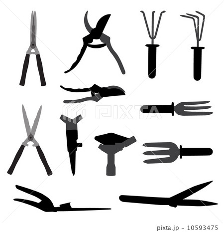 Garden Tools Set. Vector Illustration. 10593475