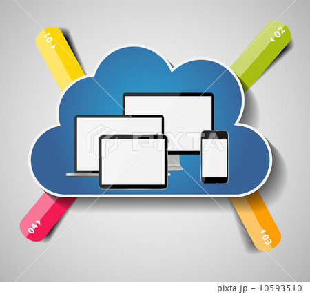 Cloud Computing Concept Vector Illustration 10593510