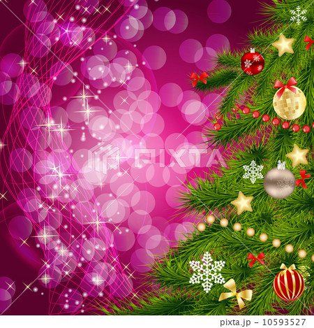 Abstract beauty Christmas and New Year background. vector illust 10593527