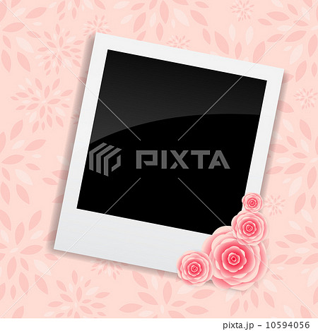 Instant photos with clip vector illustration 10594056