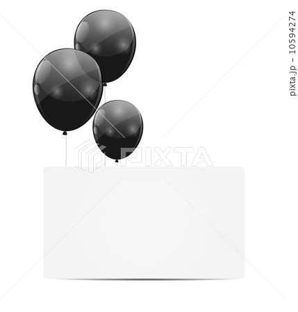 Color Glossy Balloons Background Vector Illustration 10594274