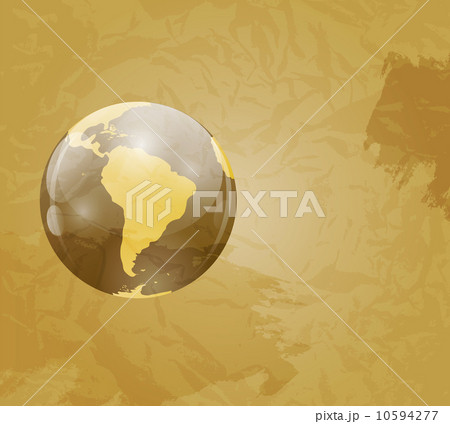 Retro Grunge World Map Vector Illustration Retro Grunge World Map Vector Illustration 10594277