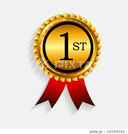 Vector Illustration of Gold Label 10594285