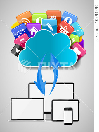 Cloud Computing Concept Vector Illustration Cloud Computing Concept Vector Illustration 10594290