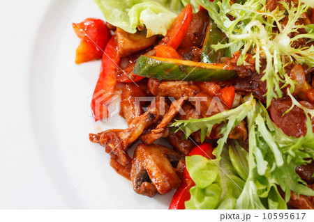 Meat with Vegetables 10595617