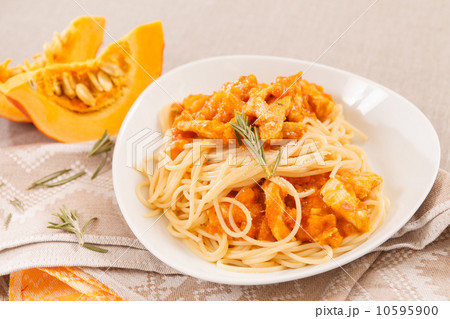 pasta with pumpkin pasta with pumpkin 10595900