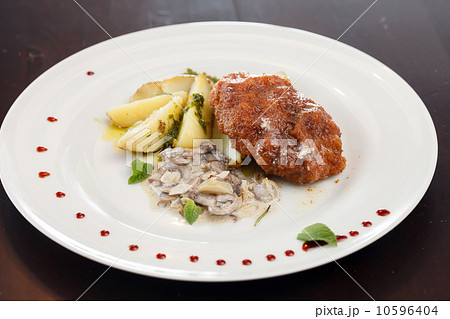 cutlet with potatoes cutlet with potatoes 10596404