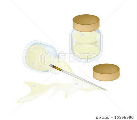 Turpentine or Linseed Oil with A Brush 10596990